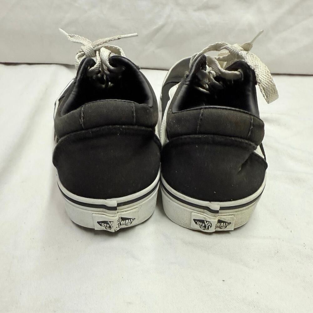 VANS Off The Wall  sneakers Women’s size 9 
Black & White low top  Canvas Skate - Picture 7 of 13